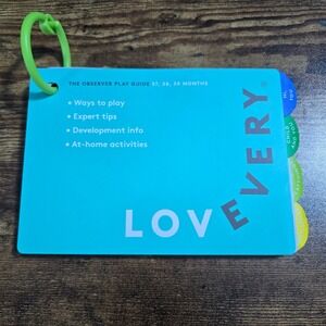 Lovevery‎ The Observer Play Guide 37 38 39 Months Activities Tips